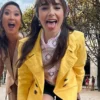 Emily In Paris S03 Emily Cooper Yellow Coat