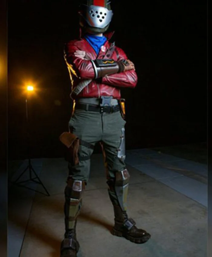 Game Fortnit Rust Lord Leather Jacket