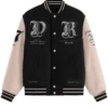 Gangster Queen Full Snap Black and White Wool Jacket