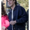 Garrett Graham Off Campus TV Series Belmont Cameli Navy Blue Jacket