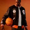 Gatorade Players of the Year 2026 Black Leather Bomber Jacket