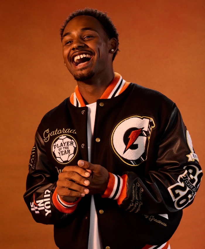 Gatorade Players of the Year 2026 Black Leather Jacket