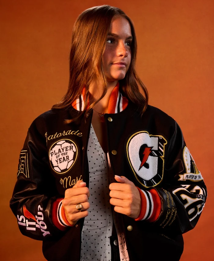 Gatorade Players of the Year 2026 Leather Bomber Jacket