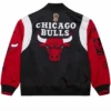 Get Chicago Bulls Black Vintage Team Origins Full Snap Satin Jacket