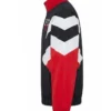 Get Chicago Bulls Black and Red Spray Full Zip Jacket