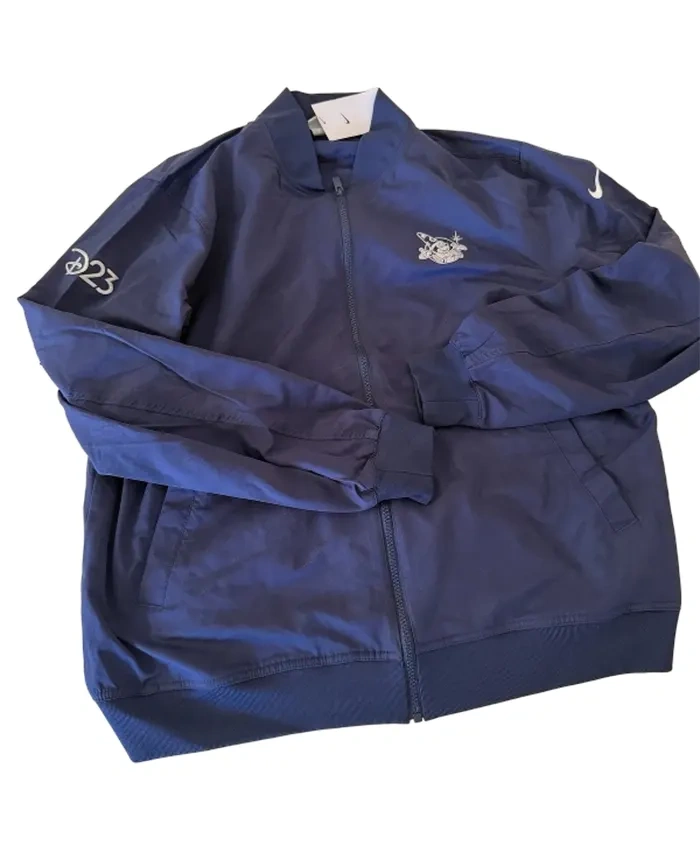 Get Disney D23 Mickey Mouse Nike Blue Bomber Jacket