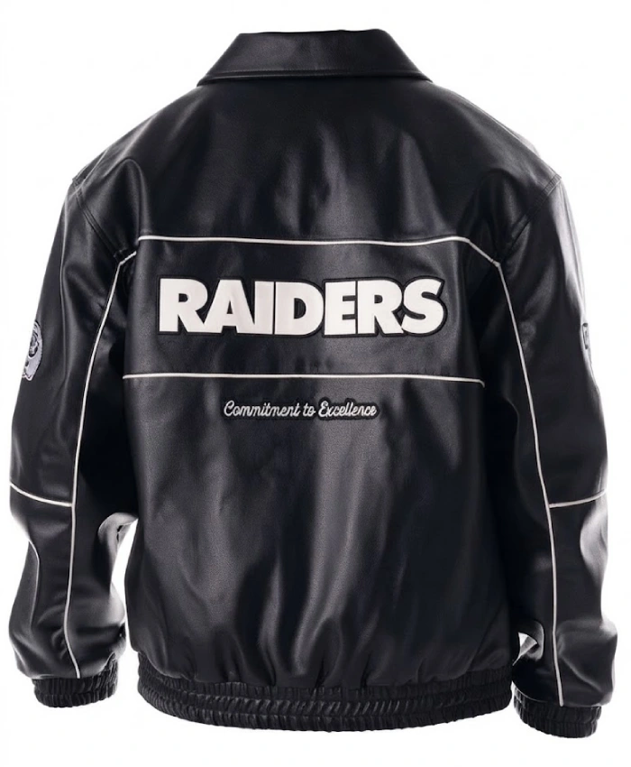 Get Las Vegas Raiders Full Snap Black Racing Jacket