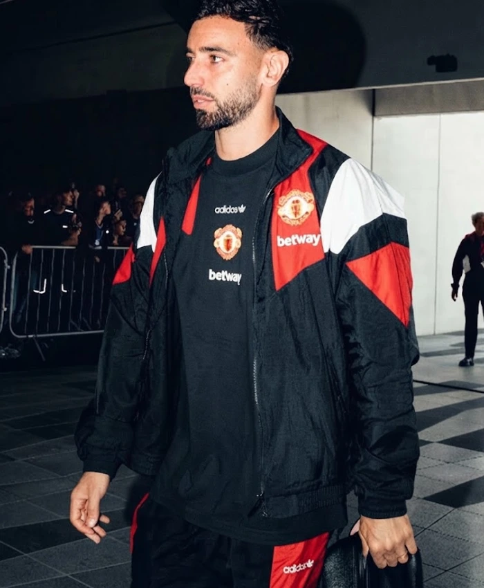Get Manchester United 202627 Adidas EQT Zip Up Black Track Jacket
