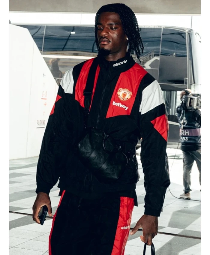 Get Manchester United Adidas EQT Zip Up Black Track Jacket