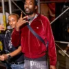 Get NYC Meek Mill Celine Zip Up Track Jacket