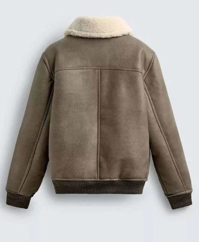 Get Xavier Smalls TV Series Beauty in Black S02 Angel Khaki Leather Bomber Jacket