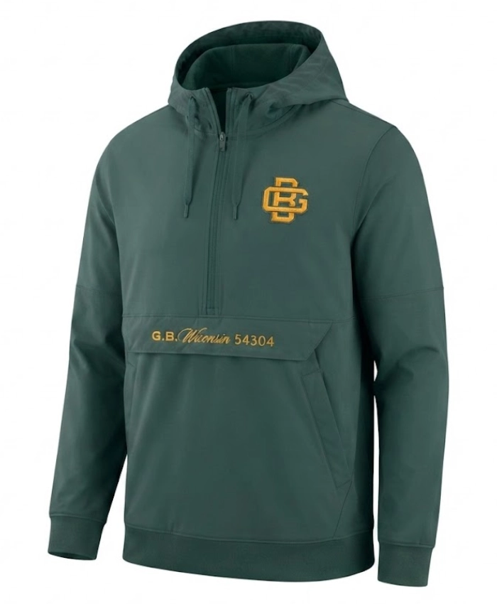Green Bay Packers 2026 Rivalries Nike Sideline Green Anorak Jacket