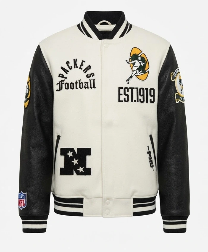 Green Bay Packers Modern Originals Classic Rib Jacket