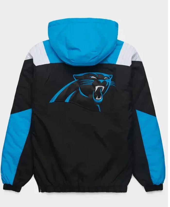 HOMAGE X Carolina Panthers Starter Pullover Hooded Jacket For Mens And Womens
