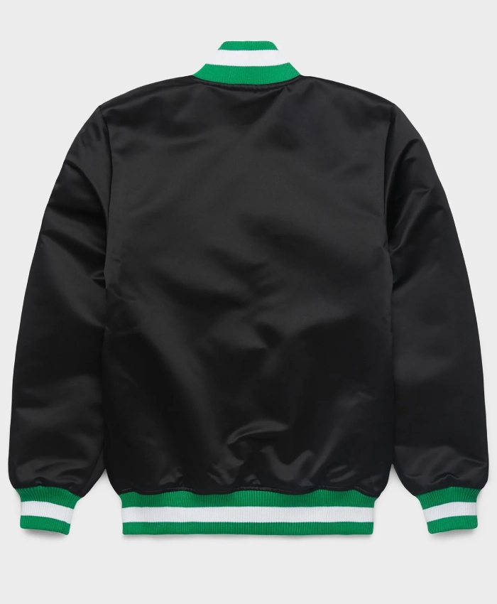 HOMAGE x Philadelphia Eagles Starter Blackout Satin Bomber Jacket