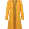 Halloween Classic Mad Hatter Yellow Costume Coat