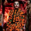 Halloween Printed Pumpkin Suit