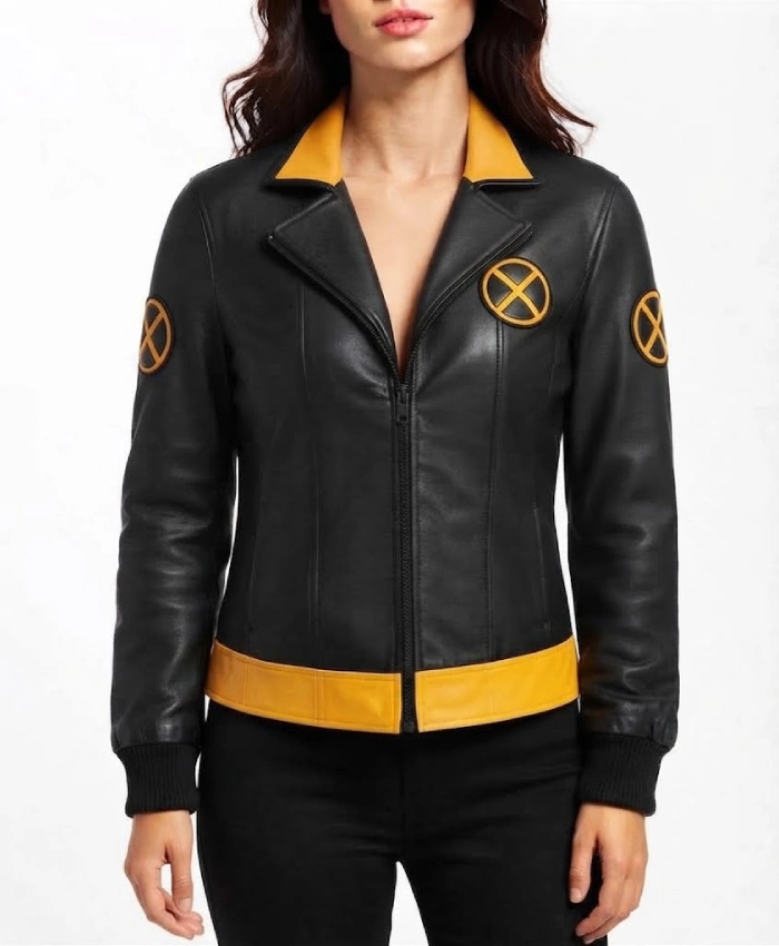 Halloween X Men 97 Rogue Cropped Black Cosplay Jacket