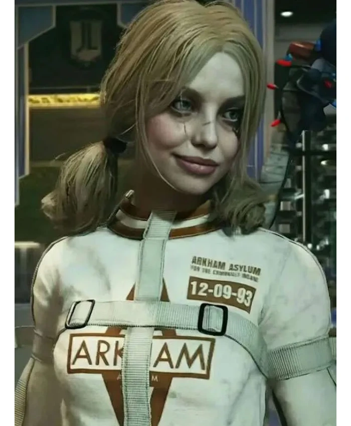 Harley Quinn Arkham Asylum Straight Costume Jacket