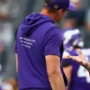 Head Coach Preseason 2026 Minnesota Vikings Kevin OConnell Fleece Pullover Sideline Hoodie