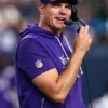 Head Coach Preseason 2026 Minnesota Vikings Kevin OConnell Fleece Sideline Sleeveless Hoodie