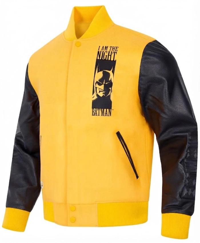 I Am The Night x Batman Wool Varsity Jacket