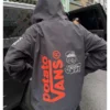 Imran Potato x Vans Half Zipper Charcoal Grey Hooded Jacket