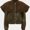 JW Anderson Leather Bomber Jacket