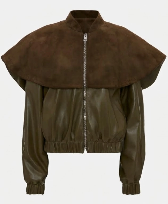 JW Anderson Leather Bomber Jacket