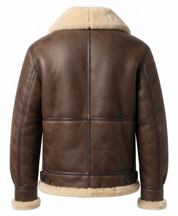 James Stewart Movie Jimmy 2026 KJ Apa B3 Shearling Bomber Leather Jacket