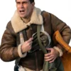 James Stewart Movie Jimmy 2026 KJ Apa B3 Shearling Leather Jacket