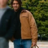 John Logan Off Campus Antonio Cipriano Brown Cotton Jacket