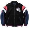 Josh Allen Buffalo Bills Black Satin Bomber Jacket