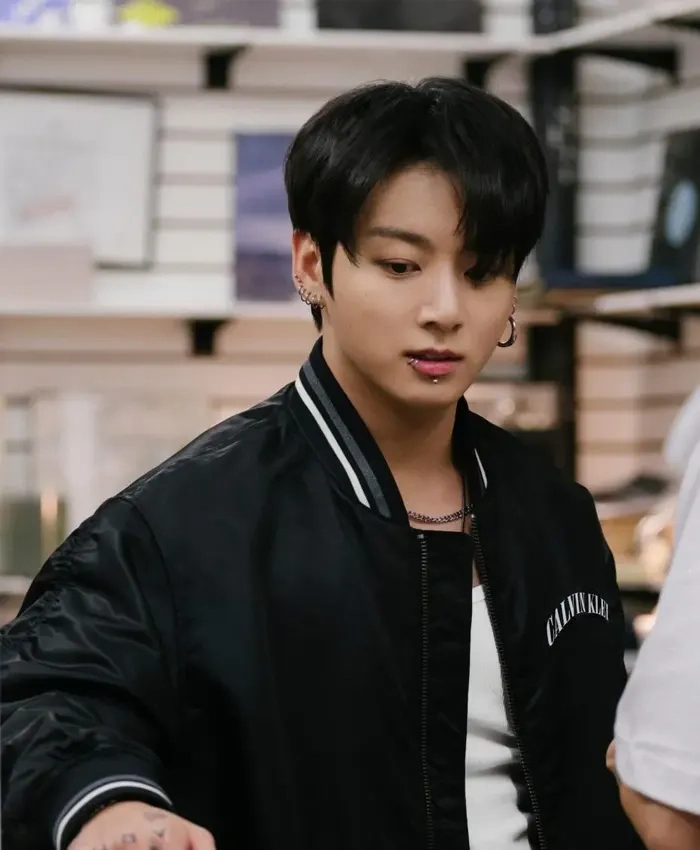 Jungkook x Calvin Klein Varsity Bomber Jacket For Men and Women