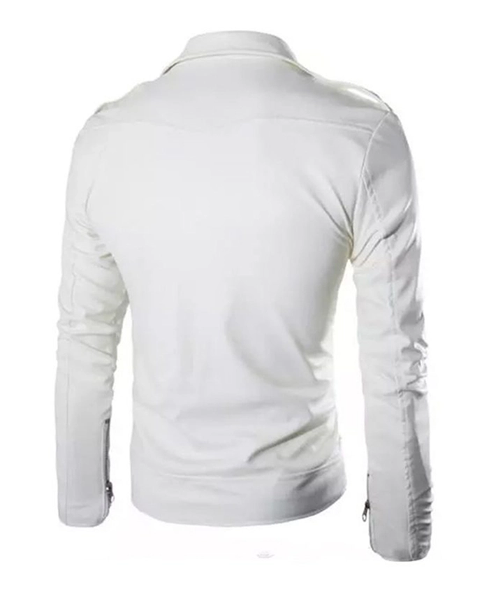 Superfly Kaalan KR Walker White Leather Jacket - Image 2