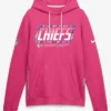 Kansas City Chiefs 2026 Crucial Catch Pink Pullover Hoodie