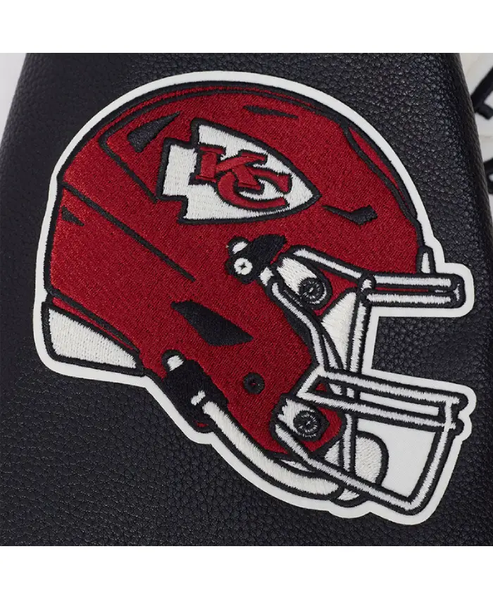 Kansas City Chiefs Modern Originals Classic Rib Black and White Wool Jacket