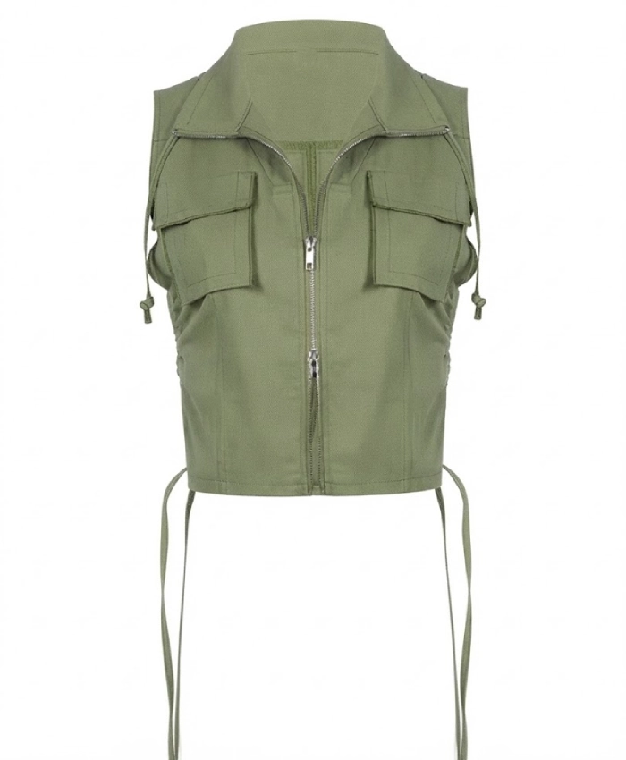 Kara Leona TV Series 90 Day The Last Resort S03 Cargo Zipper Vest