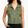 Kara Leona TV Series 90 Day The Last Resort S03 Green Cargo Zipper Vest On Sale