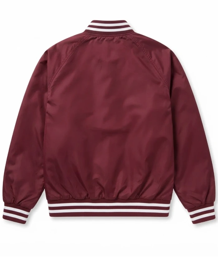 Karamo Brown Queer Eye Bel Air Maroon Bomber Jacket