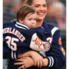 Kate Upton MLB Detroit Tigers Blue Fleece Jacket