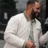 Ken Canion TV Series Caught in the Act Unfaithful S04 White Quilted Jacket