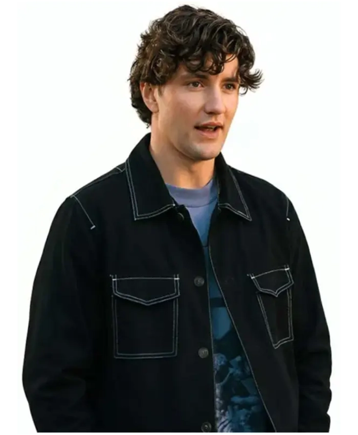 Khobe Clarke 2026 TV Series Off Campus S01 Beau Maxwell Black Cotton Jacket 