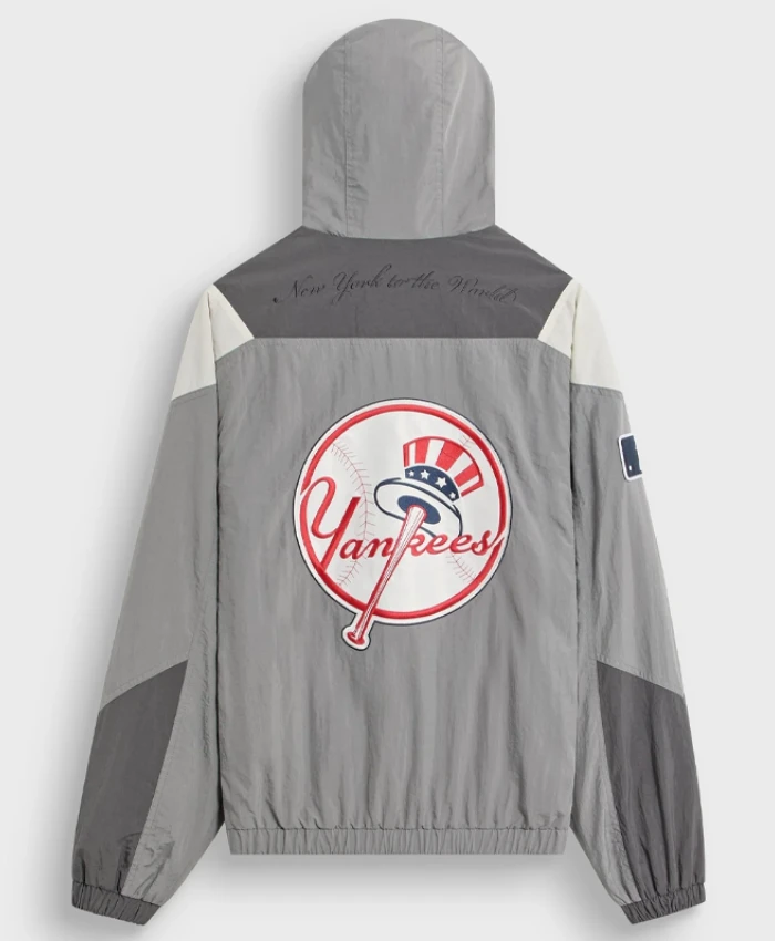 Kith New York Yankees 2026 Nylon Dante Pullover Jacket For Sale