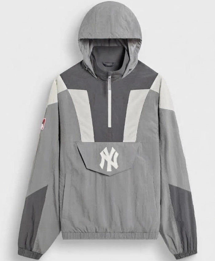 Kith New York Yankees Nylon Dante Pullover Jacket For Sale