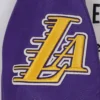 LA Lakers Modern Originals Classic Rib Wool Leather Varsity Jacket