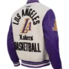 LA Lakers Modern Originals Varsity Jacket