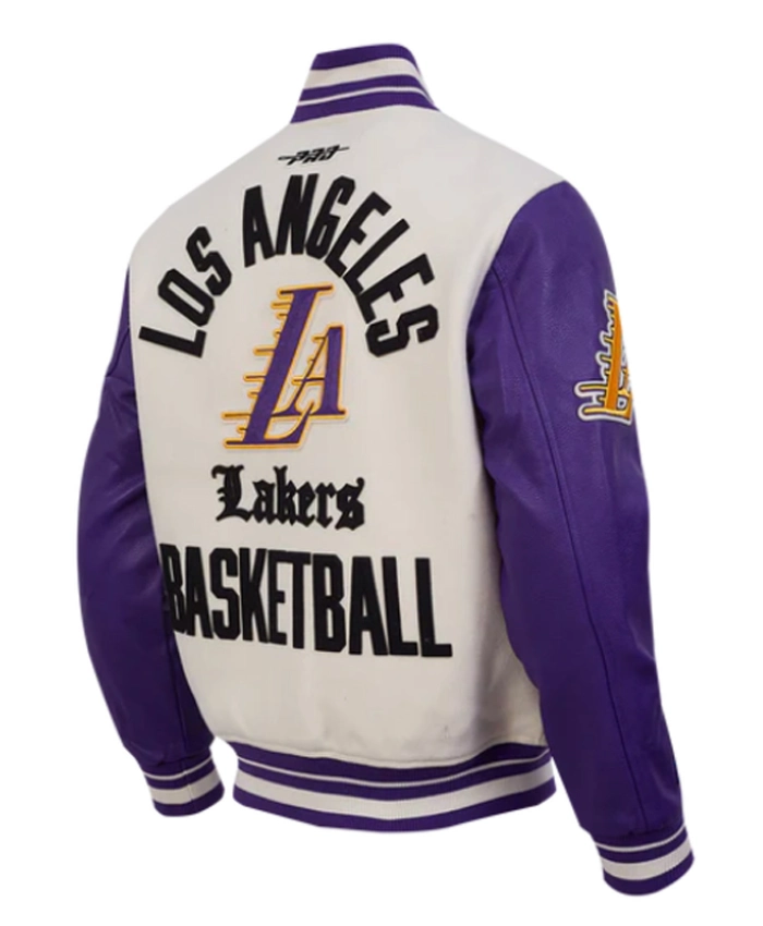 LA Lakers Modern Originals Varsity Jacket