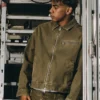 Lamine Yamal x American Eagle Olive Zip Up Tracksuit Jacket