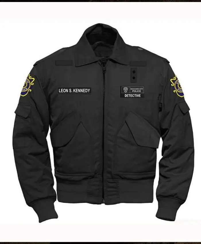 Leon S Kennedy Resident Evil 2 Remake RPD Game Jacket